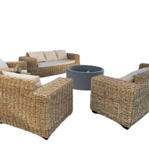 Handwoven Wicker Dining Set