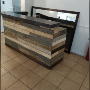 WOODEN COUNTER