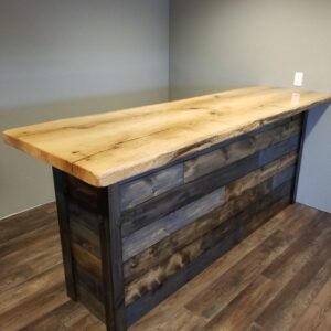 wooden COUNTER