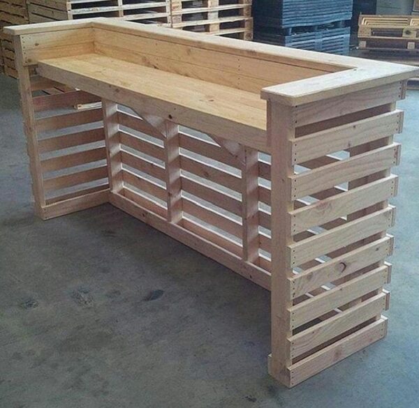 wooden COUNTER